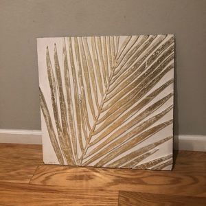 Pier 1 Gold Palm Leaves Wall Art